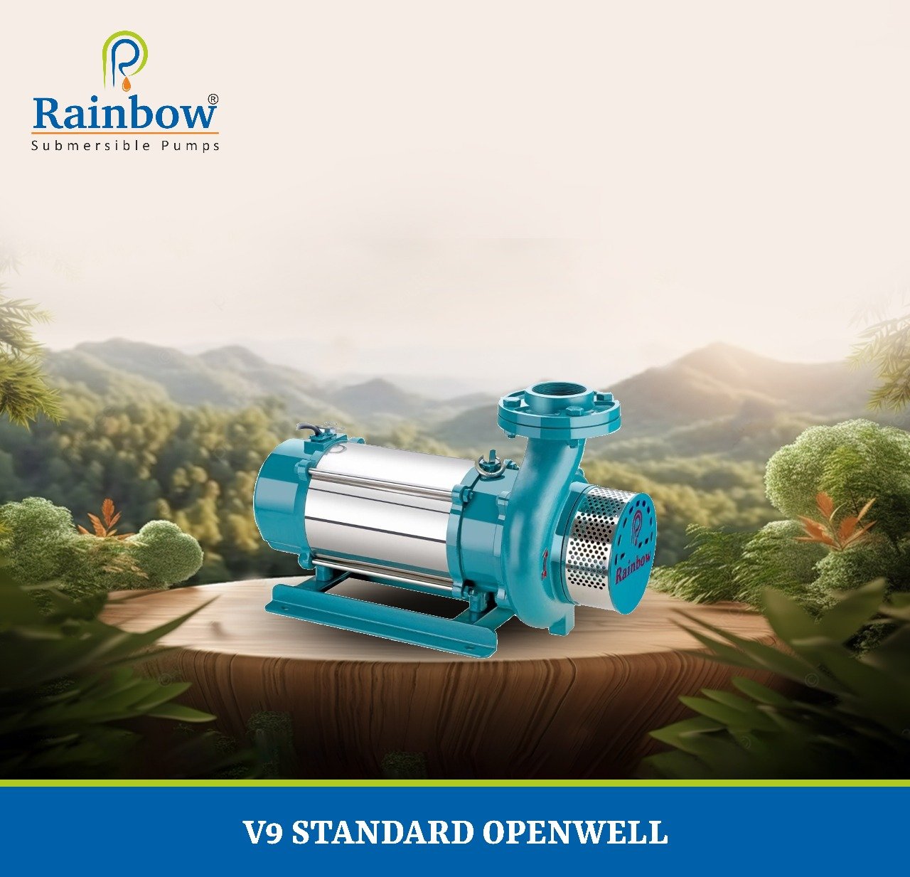 V-9 S.S. Horizontal Openwell Submersible Pumpset